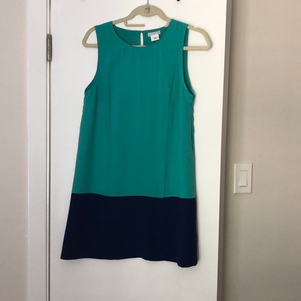 Teal/navy sundress urban outfitters